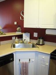 My kitchen is tiny but will have a d/w (which we don't have now). Small Corner Kitchen Sink Unit Novocom Top