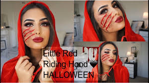 red riding hood halloween makeup