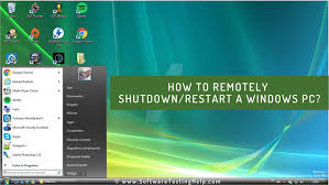 restart remote computer windows 10 pc