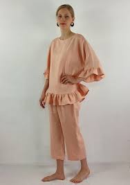 Pajama Set Linen Sleepwear Set
