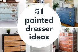51 Painted Dresser Ideas For Dressers
