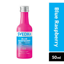 svedka blue raspberry vodka mini 50ml