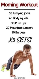 best morning workouts for men the