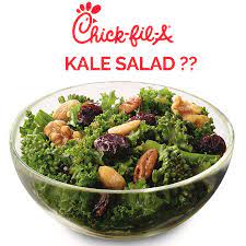 kale salad with its signature dressing