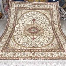 oriental persian carpet beige handmade