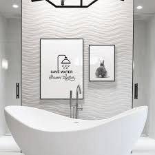 Funny Bathroom Quotes Wall Art