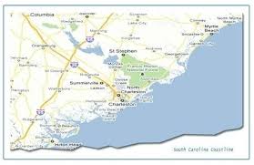 Carolina Coast Map Pergoladach Co