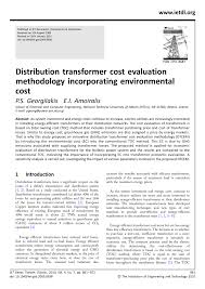 Signal transformer—a division of bel—a global leader in custom design and manufacturing of linear transformers and smd inductors. Pdf Distribution Transformer Cost Evaluation Methodology Incorporating Environmental Cost