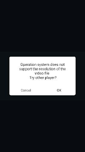 video files not supported