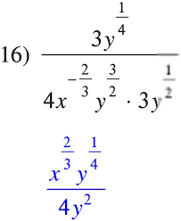 Fractional Exponents In The Denominator
