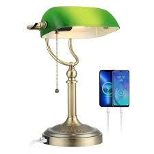 Usb Fast Charger Banker Desk Lamp Pull