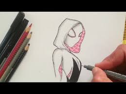 Now with a buttload of customizable effects and an audio visualizer gwen stacy from the movie: How To Draw Spider Gwen Spider Man Into The Spider Verse Step By Step Youtube