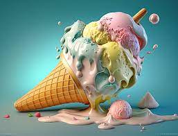 melted ice cream background images hd
