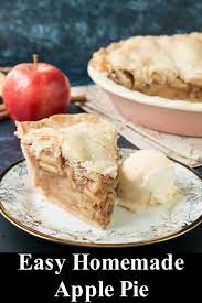 Quick And Easy Homemade Apple Pie gambar png