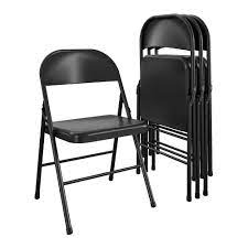 mainstays steel folding chair 4 pack