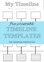 30 Timeline Templates For Kids Simple Template Design