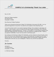12 Thank You For The Scholarship Letter Proposal Resume
