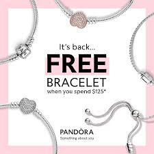 pandora free bracelet event