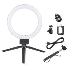 8 Dimmable Led Ring Light Floor Table Stand Usb W Phone Holder Selfie Stick For Makeup Live Stream Sold By Yescomusa Rakuten Com Shop