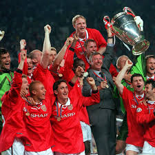 Trophäen, die auf dem müll landeten: Manchester United 2 1 Bayern Munich Uefa Champions League Final 1998 1999 Fifa Com
