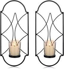 Sziqiqi Metal Wall Sconce Candle Holder
