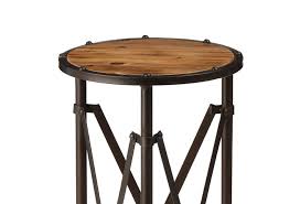 Artisan Side Table With Fir Wood Top