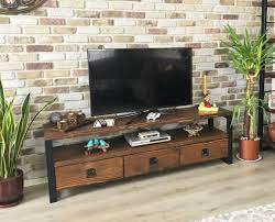 Solid Wood Tv Stand Rokko Vintage