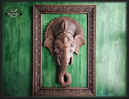 Lord Ganesha In Frame Elephant Head