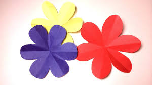 How To Make Flowers With Chart Paper Step By Step Pop Up