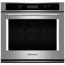 Please review your owner's manual for specific instructions for your model. Kitchenaid 30 In Single Electric Wall Oven Self Cleaning With Convection In Stainless Steel Kose500ess The Home Depot