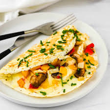 egg white omelet garlic zest