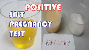 Pregnancy test with salt and white toothpaste. Salt Pregnancy Test Positive Result How To Do Home Pregnancy Test With Salt Youtube