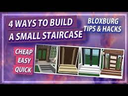 Small Staircase Bloxburg Building