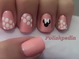 minnie mouse nail art polishpedia