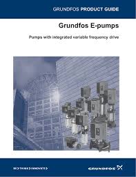 Grundfos E Pumps Process Controls And Instrumentation News