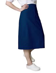 Adar Universal Mid Calf Length Skirt Nursing Scrub