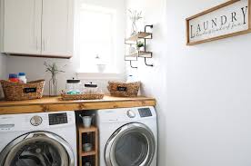 modern farmhouse laundry room reveal