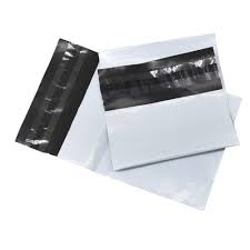 11x22 4cm White Courier Shipping Bag Self Adhesive Light