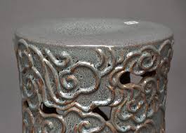 Auction Oriental Ceramic Garden Seat