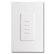 Touch Plate Ultra Style 4 Switch Lighting Control Stations White