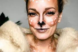 deer makeup look for halloween