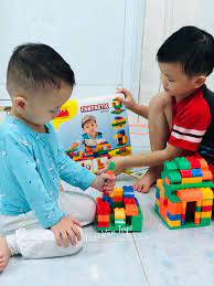 Đồ chơi lắp ghép sáng tạo 102 chi tiết- Lego Việt Nam size lớn VNKT002 - Đồ  chơi nhựa chất lượng cao