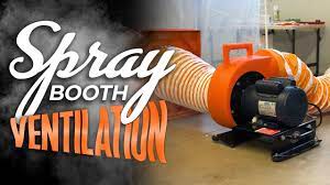 spray booth ventilation system how to