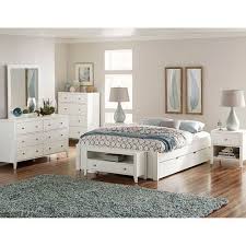 queen platform bed with trundle