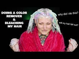 color remover bleaching my hair