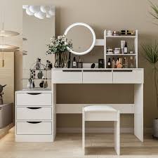 makeup vanity table with mirror