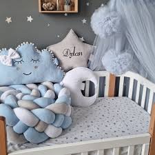 blue baby bedding for boy personalized