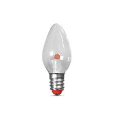 Feit Electric C7 E12 Candelabra Base Red Led Light Bulb 2 Pack At Menards