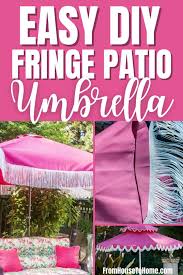 How To Decorate An Outdoor Umbrella