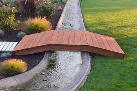 Standard Cedar Plank Garden Bridge